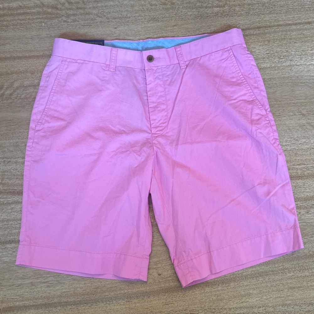 Polo Ralph Lauren Mens Classic Fit Pink Pima Cotton Chino Shorts Size‎ 33 NWT
